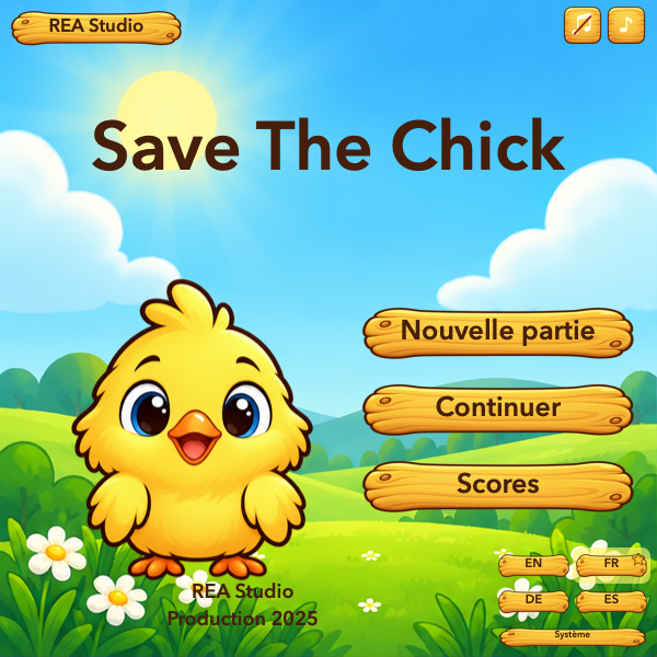 Le menu du jeu